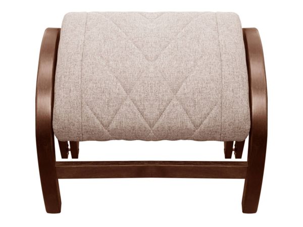 Massage rocking chair EGO TWIST EG2004 CHERRY Beige (TONY12) with pouffe